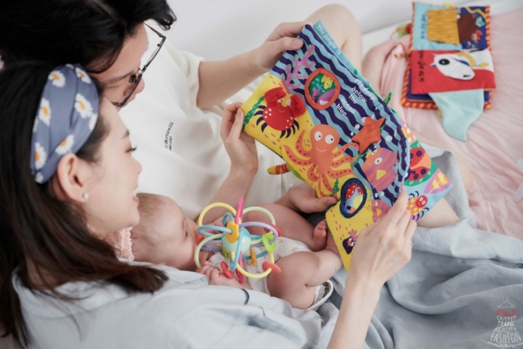 【育兒】最有趣的美國Manhattan Toy軟布書、固齒器，滿足寶寶口慾期，從小培養親子共讀！